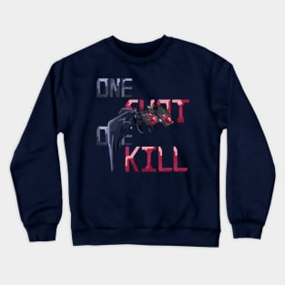 One Shot, One Kill - Widowmaker Overwatch Crewneck Sweatshirt